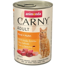 Корм Animonda Carny Adult 400 г для котів з яловичиною і куркою - 4017721837194