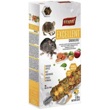 Корм Vitapol Excellent Smakers Snack 2 шт / 110 г для щурів і мишей снеки - 5904479051516