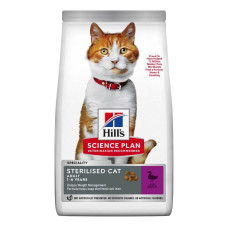 Корм Hill's Science Plan Sterilised Cat Young Adult 3 кг для котів з качкою - 052742035956