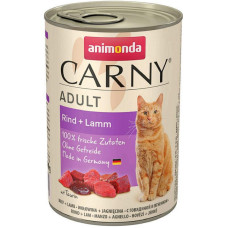 Корм Animonda Carny Adult 400 г для котів з яловичиною і ягням - 4017721837217