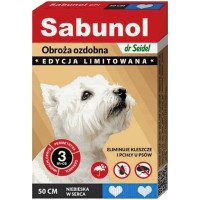 Нашийник Sabunol GPI 50 см від бліх і кліщів колір синій - 5901742001575