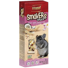 Корм Vitapol Smakers Snack 2 шт / 90 г для шиншил з кокосом і пелюстками троянди снеки - 5904479016058