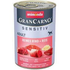 Корм Animonda GranCarno Sensitiv Adult 400 г для собак з яловичиною і рисом - 4017721824460