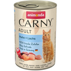 Корм Animonda Carny Adult 400 г для котів з куркою і лососем - 4017721838252