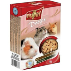 Корм Vitapol Peanut Drops 75 г для гризунів з горіхами дропси - 5904479010339