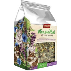 Корм Vitapol Vita Herbal 150 г для шиншил і дегу суміш з трави - 5904479041029
