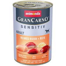 Корм Animonda GranCarno Sensitiv Adult 400 г для собак з куркою і рисом - 4017721824453