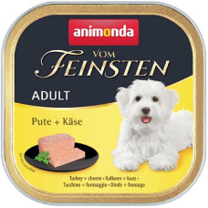 Корм Animonda Vom Feinsten Adult 150 г для собак з індичкою і сиром - 4017721829885