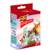 Мінеральний камінь Vitapol Wapienko Mineral Block XL 190 г для гризунів з попкорном - 5904479010704