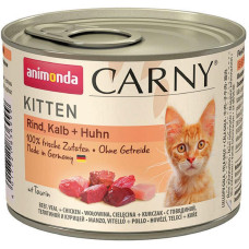Корм Animonda Carny Kitten 200 г для кошенят з яловичиною телятиною і куркою - 4017721836999