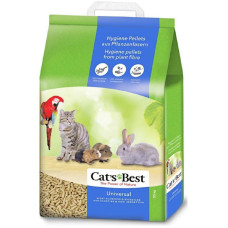 Наповнювач туалету Cat‘s Best ‎Universal 20 л / 11 кг для котів деревний - 4002973000847