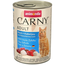 Корм Animonda Carny Adult 400 г для котів з яловичиною тріскою і коренем петрушки - 4017721837170