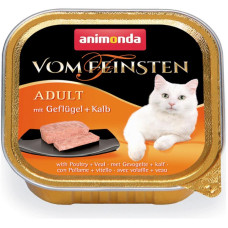 Корм Animonda Vom Feinsten Adult 100 г для котів з птицею і телятиною - 4017721834377