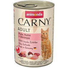 Корм Animonda Carny Adult 400 г для котів з індичкою куркою і креветками - 4017721837408