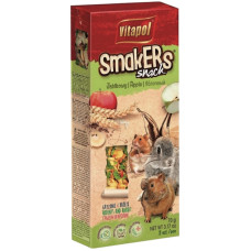 Корм Vitapol Smakers Snack 2 шт / 90 г для гризунів з яблуками снеки - 5904479011145