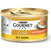 Корм Gourmet Gold 85 г для котів з куркою ніжні биточки