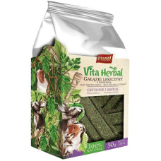 Корм Vitapol Vita Herbal 50 г для гризунів з пагонами ліщини і петрушкою - 5904479141477