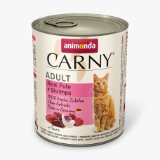 Корм Animonda Carny Adult 800 г для котів з яловичиною індичкою і креветками - 4017721837354