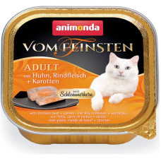 Корм Animonda Vom Feinsten Adult 100 г для котів фарширована курка з яловичиною і морквою - 4017721832625