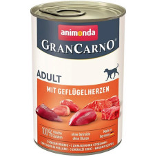 Корм Animonda GranCarno Original Adult 400 г для собак з серцями птиці - 4017721828024