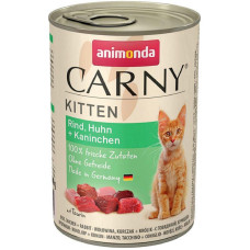Корм Animonda Carny Kitten 400 г для кошенят з яловичиною куркою і кроликом - 4017721837132